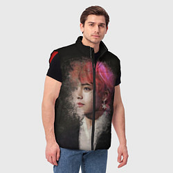 Мужской жилет BTS, цвет: 3D-красный — фото 2