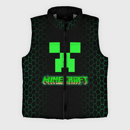 Мужской жилет Minecraft / 3D-Светло-серый – фото 1