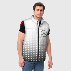 Мужской жилет Mercedes-Benz, цвет: 3D-красный — фото 2