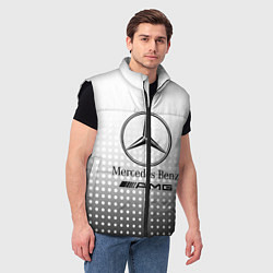 Мужской жилет Mercedes-Benz, цвет: 3D-черный — фото 2