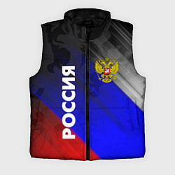 Мужской жилет РОССИЯ, цвет: 3D-черный