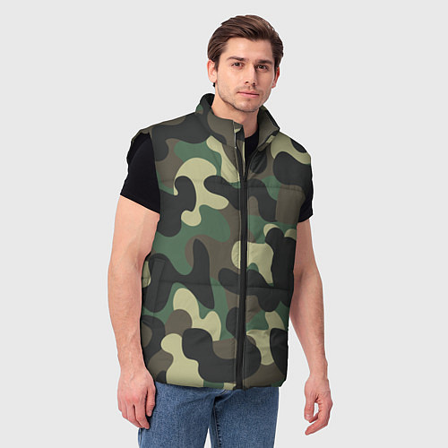 Мужской жилет КАМУФЛЯЖ / 3D-Черный – фото 3