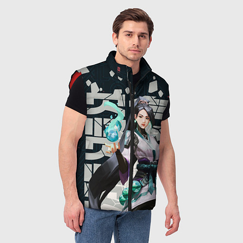 Мужской жилет Sage / 3D-Красный – фото 3