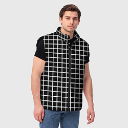 Мужской жилет Клечатая, цвет: 3D-черный — фото 2