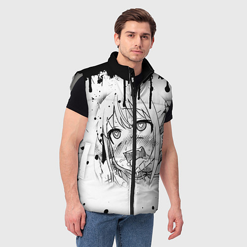 Мужской жилет AHEGAO / 3D-Светло-серый – фото 3