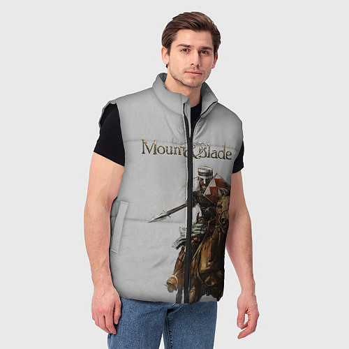 Мужской жилет Mount and Blade / 3D-Черный – фото 3