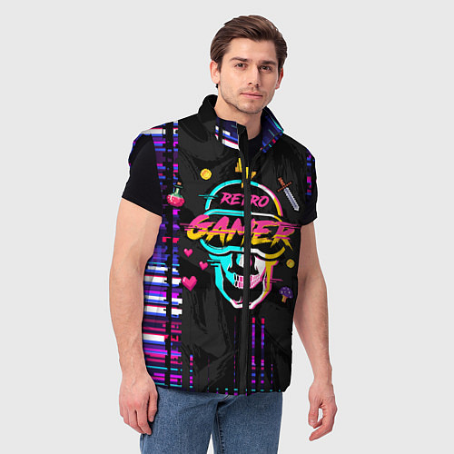 Мужской жилет RETROGAMER3D47 / 3D-Черный – фото 3