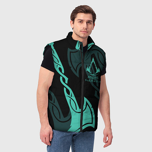 Мужской жилет ASSASSINS CREED VALHALLA / 3D-Черный – фото 3