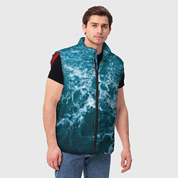 Мужской жилет Водная гладь, цвет: 3D-красный — фото 2