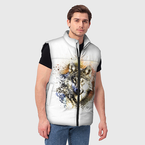 Мужской жилет Wolf / 3D-Черный – фото 3