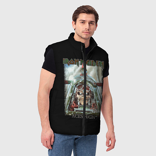 Мужской жилет Iron Maiden / 3D-Черный – фото 3