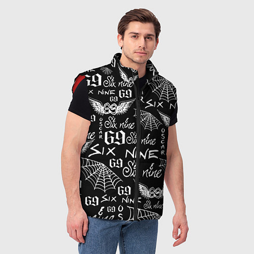 Мужской жилет 6IX9INE ТАТУИРОВКИ / 3D-Красный – фото 3