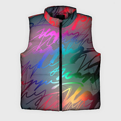 Мужской жилет Узоры, цвет: 3D-черный