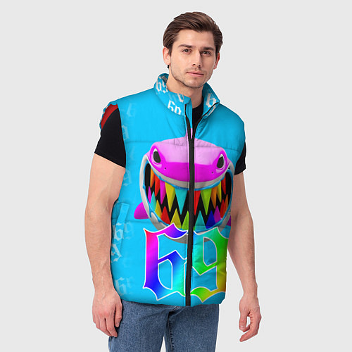 Мужской жилет 6IX9INE / 3D-Красный – фото 3