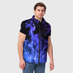 Мужской жилет ОГОНЬ, цвет: 3D-черный — фото 2
