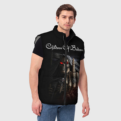 Мужской жилет Children of Bodom 9 / 3D-Светло-серый – фото 3