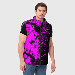 Мужской жилет Чёрная магия, цвет: 3D-светло-серый — фото 2