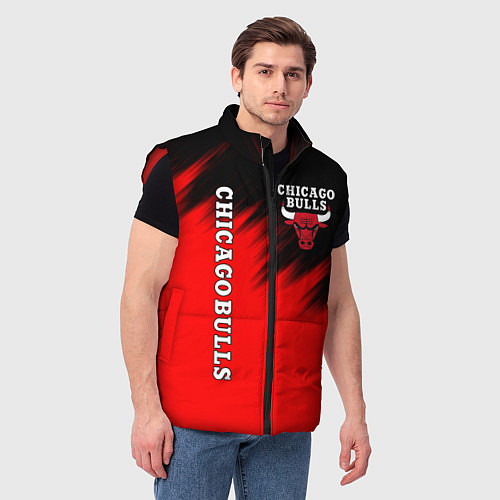 Мужской жилет CHICAGO BULLS / 3D-Красный – фото 3