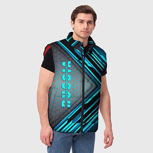 Мужской жилет Russia / 3D-Красный – фото 3