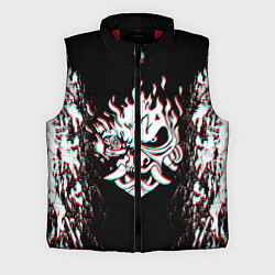 Мужской жилет CYBERPUNK 2077 SAMURAI GLITCH, цвет: 3D-красный