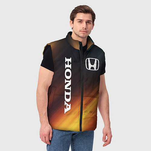 Мужской жилет HONDA / 3D-Черный – фото 3