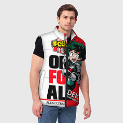 Мужской жилет Моя геройская академия, цвет: 3D-черный — фото 2