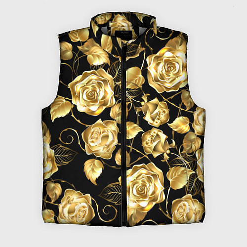 Мужской жилет Golden Roses / 3D-Светло-серый – фото 1