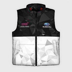 Мужской жилет SUBARU WRX STI спина Z, цвет: 3D-красный