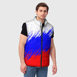 Мужской жилет Россия, цвет: 3D-черный — фото 2