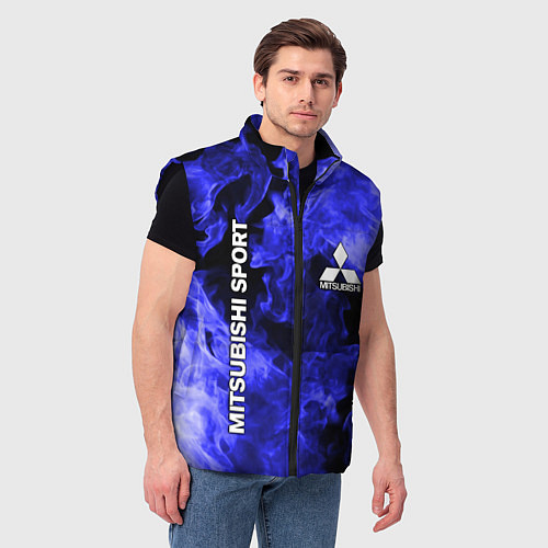 Мужской жилет MITSUBISHI / 3D-Черный – фото 3