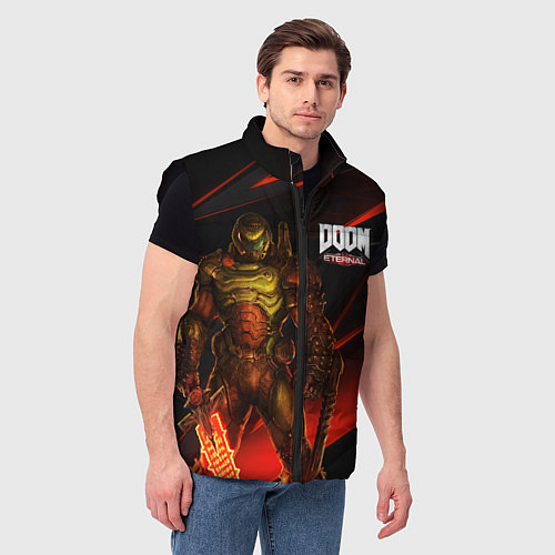 Мужской жилет DOOM ETERNAL / 3D-Черный – фото 3