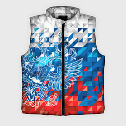Мужской жилет Россия, цвет: 3D-светло-серый