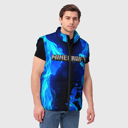 Мужской жилет MINECRAFT / 3D-Черный – фото 3