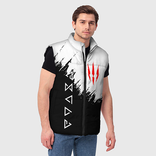 Мужской жилет The Witcher / 3D-Черный – фото 3
