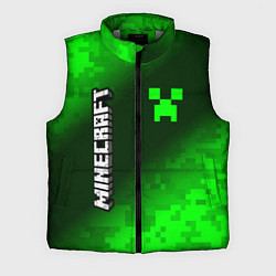 Мужской жилет MINECRAFT МАЙНКРАФТ, цвет: 3D-светло-серый