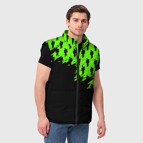 Мужской жилет BILLIE EILISH БИЛЛИ АЙЛИШ / 3D-Черный – фото 3