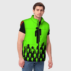 Мужской жилет BILLIE EILISH БИЛЛИ АЙЛИШ, цвет: 3D-красный — фото 2