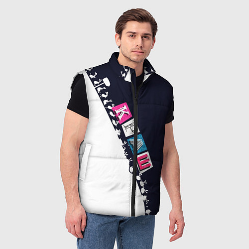 Мужской жилет Краш / 3D-Черный – фото 3