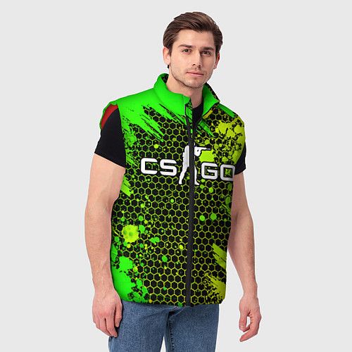 Мужской жилет COUNTER STRIKE / 3D-Красный – фото 3