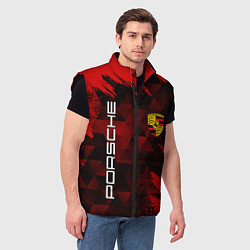 Мужской жилет PORSCHE, цвет: 3D-черный — фото 2