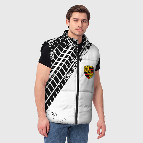 Мужской жилет PORSCHE / 3D-Черный – фото 3