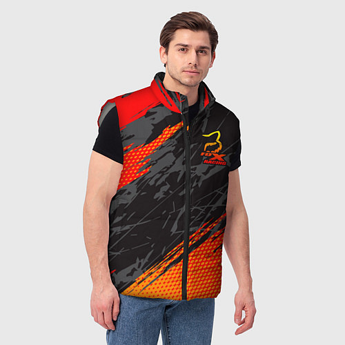 Мужской жилет Форма для мотокросса FOX / 3D-Светло-серый – фото 3