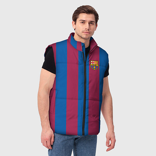 Мужской жилет FC Barcelona 2021 / 3D-Черный – фото 3