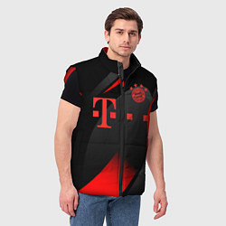Мужской жилет FC Bayern Munchen, цвет: 3D-красный — фото 2