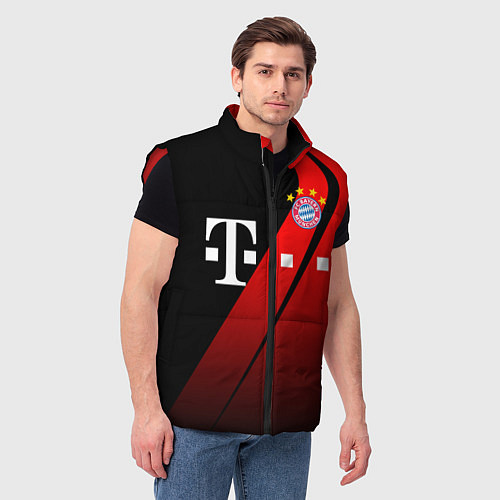 Мужской жилет FC Bayern Munchen Форма / 3D-Красный – фото 3