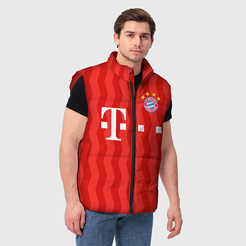 Мужской жилет FC Bayern Munchen униформа / 3D-Красный – фото 3