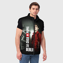 Мужской жилет La casa de papel BERLIN, цвет: 3D-черный — фото 2
