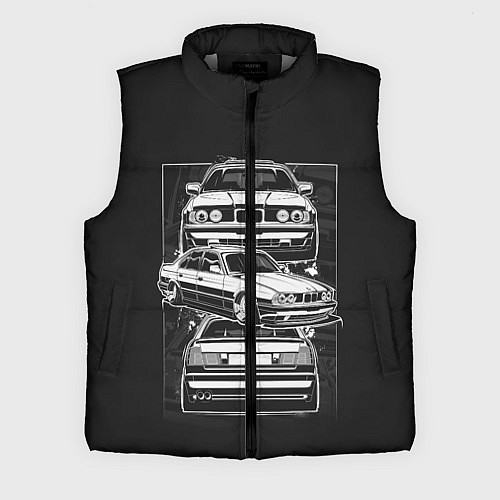 Мужской жилет BMW / 3D-Светло-серый – фото 1