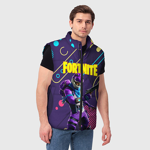 Мужской жилет FORTNITE / 3D-Черный – фото 3