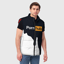 Мужской жилет Pornhub, цвет: 3D-красный — фото 2